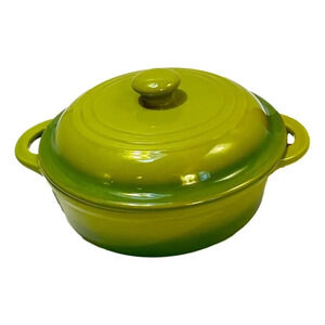 Denby Casserole Green Cream with Lid Home Essentials  Pottery Ceramic